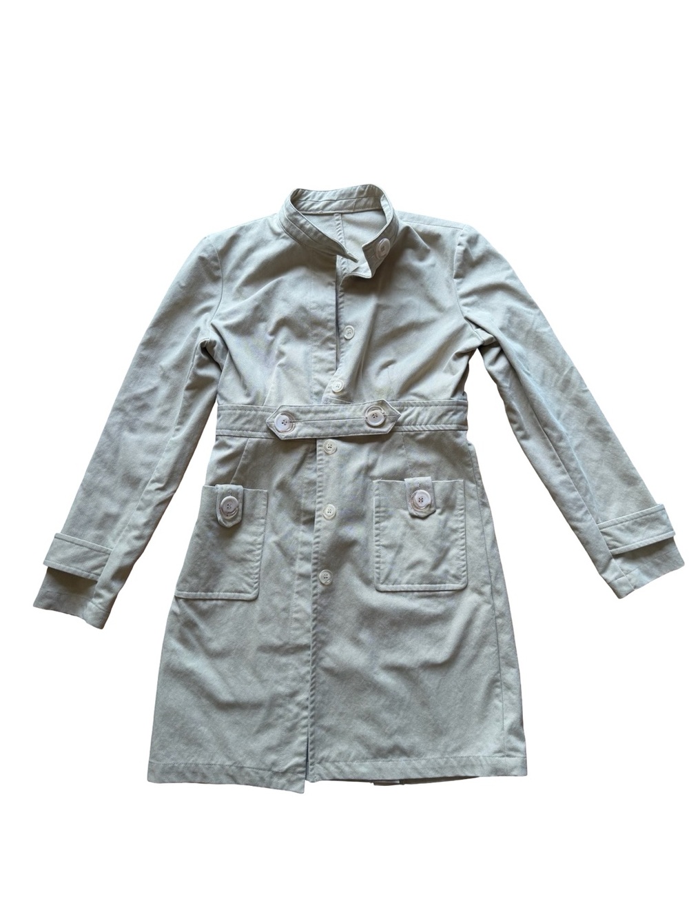 Women's Nylon Military Trench Coat